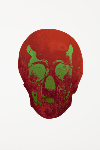 The Dead - Chilli Red / Lime Green Skull 2009