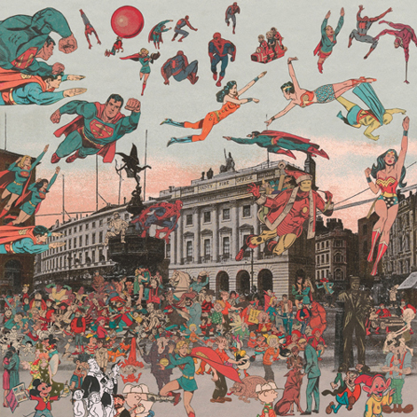 Piccadilly Circus - The Covention of Comic Book Characters