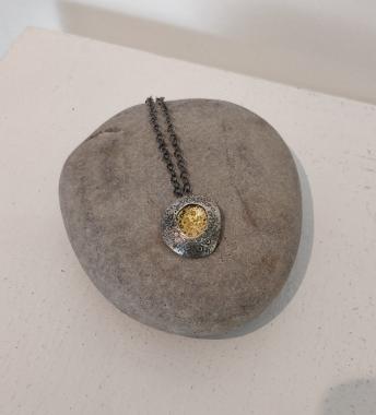 Limpet Pendant Silver and Gold