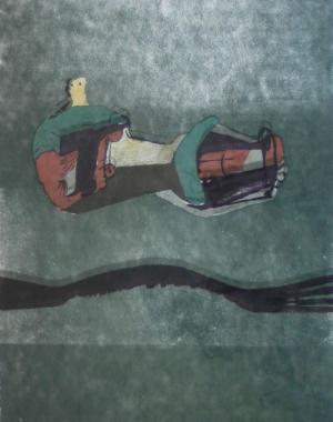 Reclining Figure with Sea (1973)