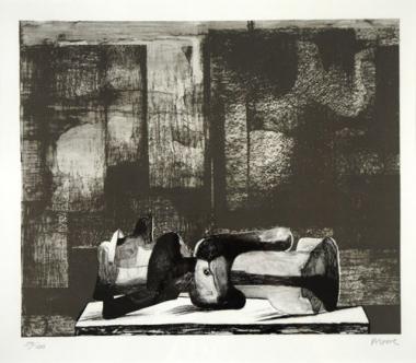 Reclining Figure Architectural Background (1977)