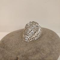 XL Eroded Oyster Ring  by Ann Bruford