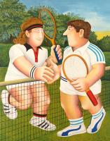 Tennis by Beryl Cook