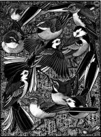 Walk of Wagtails by Colin See-Paynton