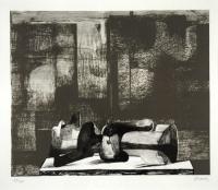 Reclining Figure Architectural Background (1977) by Henry Moore