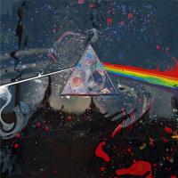 Liquid Dark Side of the Moon by StormStudios (after Thorgerson) Storm Thorgerson
