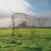 Pink Floyd - Atom Heart Mother - Wire Cow.  check stock. by StormStudios (after Thorgerson) Storm Thorgerson