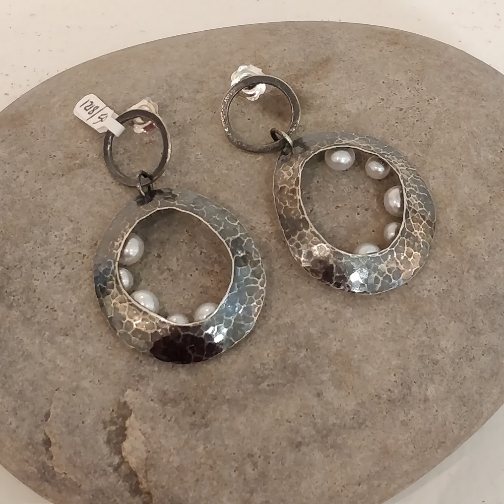 XXL Oyster and Pearl Drop/Stud Earrings