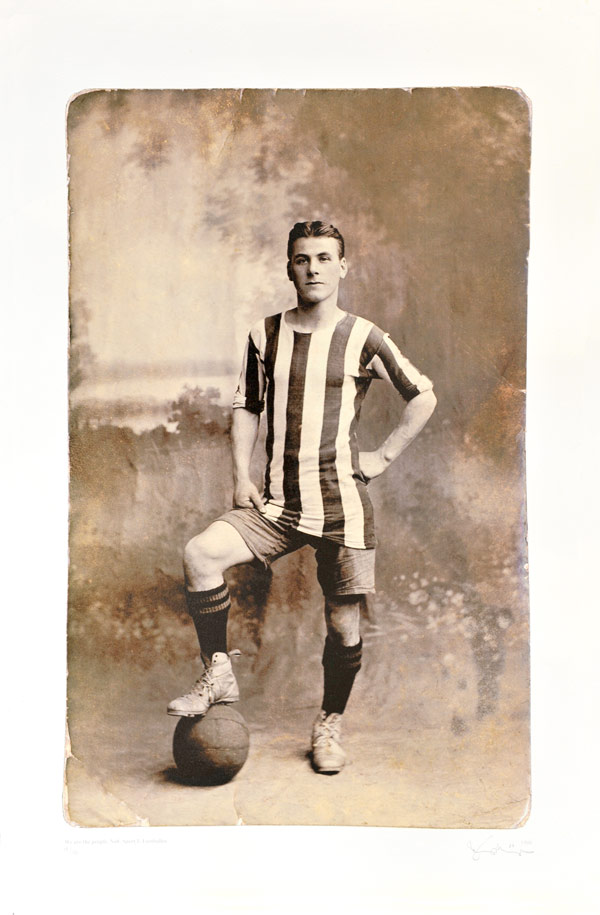 We are the People No.8 Sport. No.1 Footballer 1908 (yellow band)