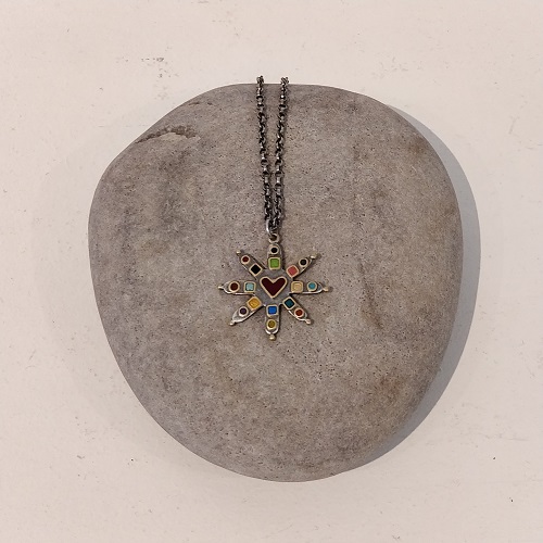 8 point star necklace