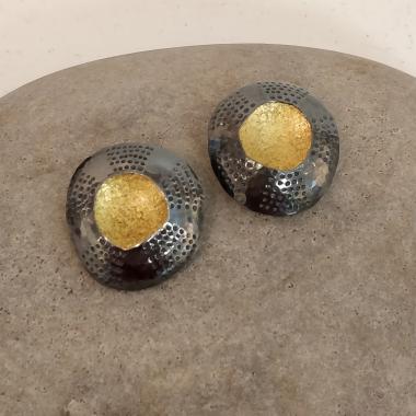 Large Closed Limpet Clip Earrings 