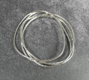 Extra Heavy Weight sterling silver bangle 