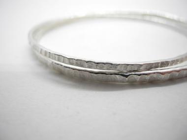 Heavy Weight sterling silver bangle 
