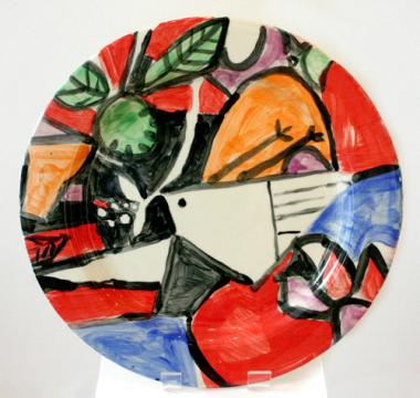Hand-Painted Plate