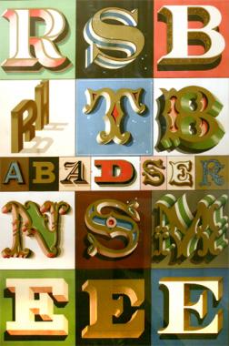 Found Art - Letters