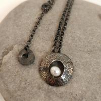 Open Limpet Pendant  by Ann Bruford