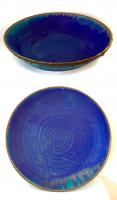 Large Blue Platter by Bryony Rich