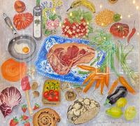 Landscape of Food by Chris Orr MBE RA