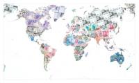 Money Map of the World - 2013 by Justine Smith