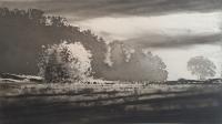 Chalk Hill Covert - Asthall by Norman Ackroyd CBE, RA, ARCA, RE, MA