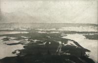 Floodtide at Blakeney by Norman Ackroyd CBE, RA, ARCA, RE, MA