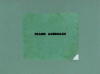 Frank Auerbach by RB Kitaj