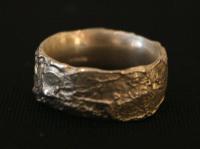 Bark ring (medium) by Steve Whitford