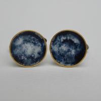 Mooncloud Cufflinks  by Zsuzsi Morrison